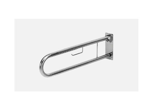 AJUDA SANITA PAREDE INOX SUPORTE C/ ROLO