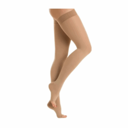 JUZO MEIA ELASTICA SOFT AG CL2 NORMAL S/BIQ. TAM. V BEGE