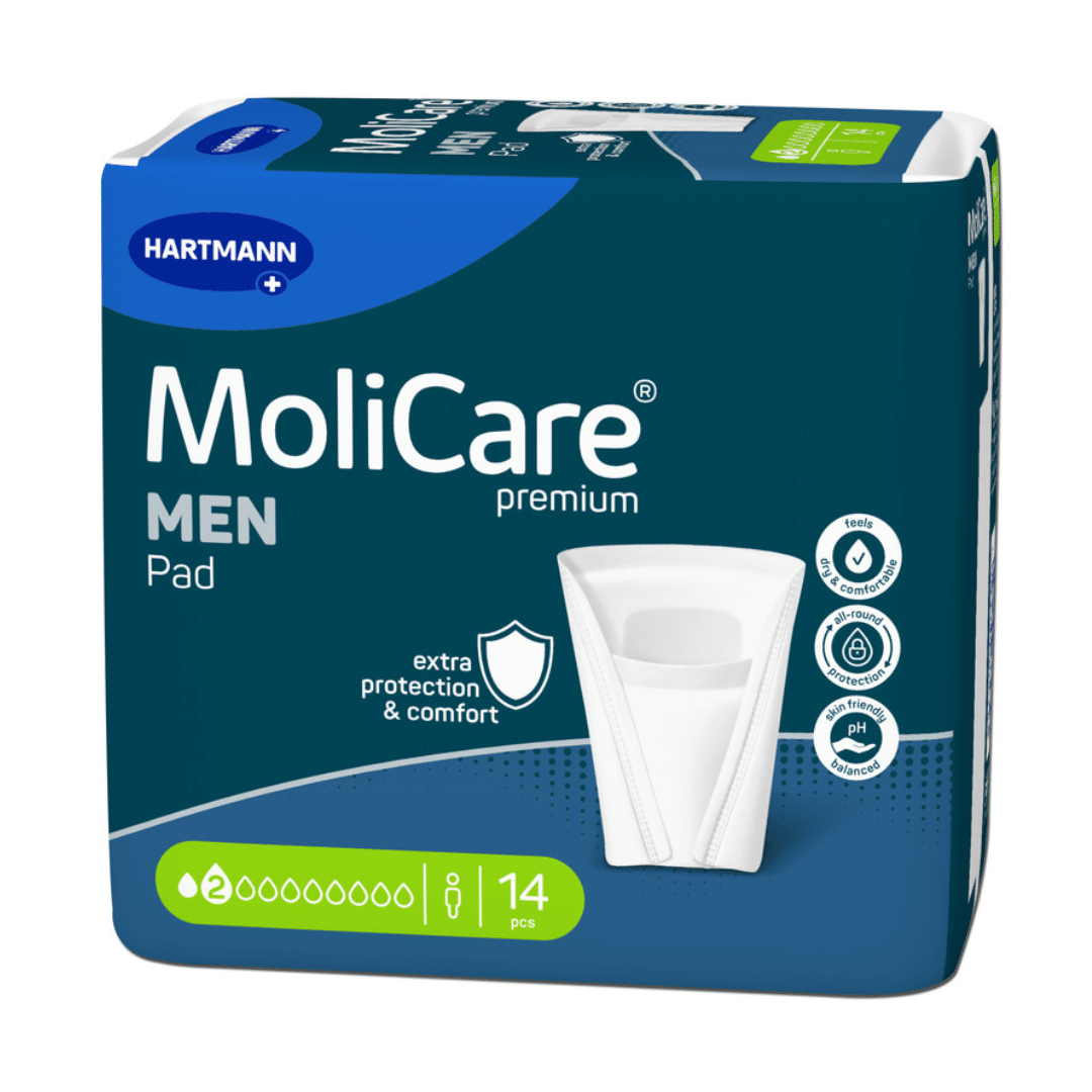 PENSOS MOLICARE MEN PAD 2 GOTAS COM 14 UNIDADES