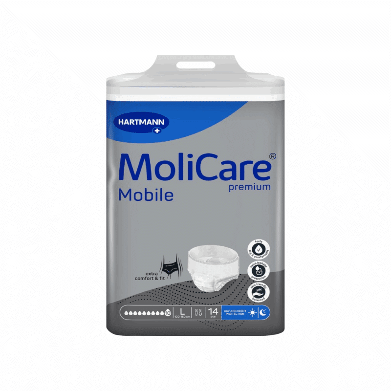 Cueca Molicare Mobile - L - 10 gotas - 14 unidades